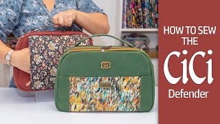 Lets sew a stylish Concealed Carry Bag  The CiCi Defender Sewing Pattern [upl. by Enirehs]