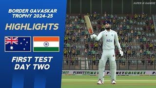 Day 2 Highlights  India vs Australia  1st Test  RC24 [upl. by Harden630]