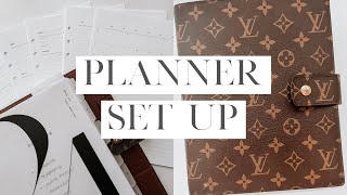 Mid Year Planner Refresh Louis Vuitton GM Agenda Set Up  Calendar amp Finance Planner [upl. by Alvis]