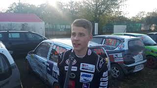 Szymon Jabłoński po VII rundzie Oponeo Mistrzostw Polski Rallycross  Toruń 2018 [upl. by Elocon]