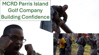 MCRD Parris Island Golf Company Building Confidence [upl. by Ydualc200]