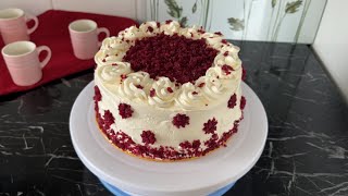 Red Velvet Cake Recipe With Cream Cheese Frosting By Malala’s Kitchen [upl. by Malchus]