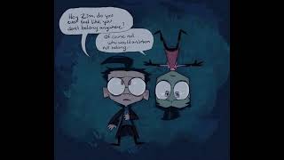 i cried while making this sad invaderzim zim zadf gay zadr [upl. by Nossah717]