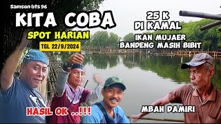 mancing spot harian‼️ di kamal kita coba karena spot liar banjir‼️ [upl. by Anegal]