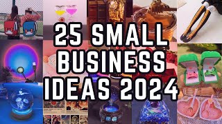 25 Profitable Small Business Ideas You Can Try In 2024 💡 [upl. by Auburta]