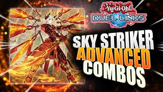 Sky Striker ADVANCED Combo Guide  Yugioh Duel Links  Beginner Friendly [upl. by Aneda819]