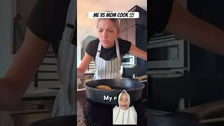 Me VS Mom Cook  shortvideo remix [upl. by Nosirrag962]