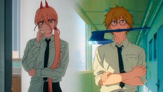 🇧🇷 Luta De Intelecto Denji e Power vs Kishibe  Chainsaw Man Episódio 10 [upl. by Anirtap]