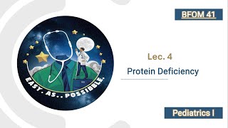 Lecture 4  Pediatric 1  Protein deficiency PEM Kwashiorkor Marasmus  Ped 1 41 [upl. by Eimmaj]