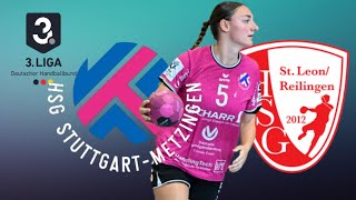 HSG StuttgartMetzingen II vs HSG St LeonReilingen  3 Liga 202425  VLOG 66 [upl. by Elden788]