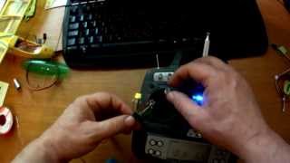 Using servo electronic to switch LED lights [upl. by Eitsim]