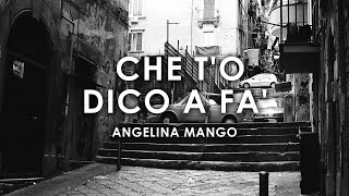 Angelina Mango  Che to dico a fa LyricsTestoLetra [upl. by Onirefez580]