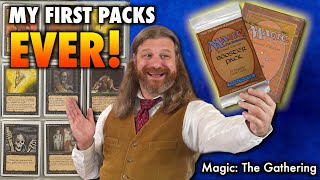 Opening The First Magic The Gathering Packs I Ever Bought [upl. by Mascia]