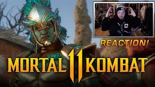 MORTAL KOMBAT 11  Official Story Trailer REACTION [upl. by Nilerual]