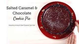 How to Make Salted Caramel amp Chocolate Cookie Pie [upl. by Eniledgam985]