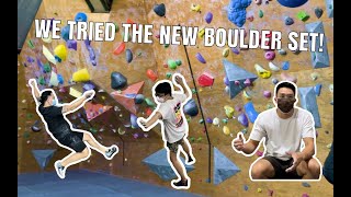 WE TRIED THE NEW BOULDER SET Climb Central Manila Philippines  Vlog 38 [upl. by September122]