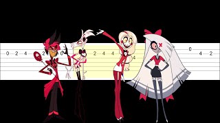 Finale  HAZBIN HOTEL  THE SHOW MUST GO ON Easy Guitar Tabs Tutorial [upl. by Pitchford652]