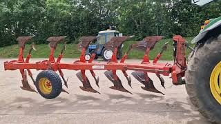 Gregoire Besson RG5 5 furrow plough 23076 [upl. by Eluk]