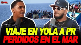 VIAJE EN YOLA A PR VARIOS DIAS PERDIDOS EN EL MAR SIN COMBUSTIBLE NI COMIDA  PELEA CON EL CAPITAN [upl. by Selig]