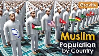 Muslim Population by Country 2024 [upl. by Heaps29]