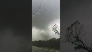 Tornado with Flying Debris hits Little Rock AR yesterday 33123 [upl. by Dich]