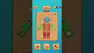 Shape Puzzle Nut amp Bolts Game puzzlegame VulcanTechnology [upl. by Carleen]