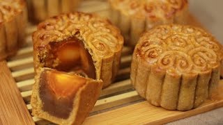 How to make mooncake with salted egg yolk  Recipe By ZaTaYaYummy [upl. by Dunlavy474]