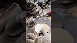 Circular stainless steel gasket making process [upl. by Sordnaxela683]