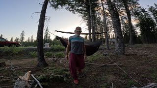 Hanging My Warbonnet Camping Hammock [upl. by Posner166]