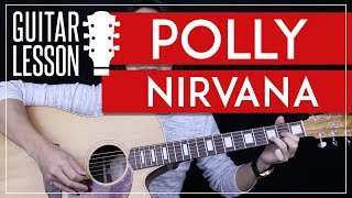 Polly Guitar Tutorial  Nirvana Guitar Lesson 🎸 Easy Chords  Guitar Cover [upl. by Clemmy]