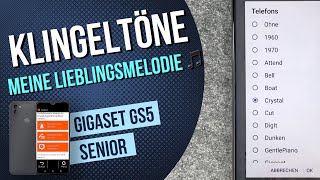 Gigaset GS5 Senior Klingelton ändern [upl. by Angel]