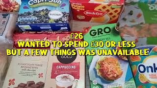 Less than £30  Coop Grocery Shopping Haul 🇬🇧 Budget Buys [upl. by Mhoj]