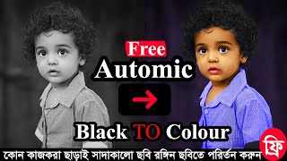 FREE TOOL to AutoColorize Black amp White Photos  automatically colorize black and white photos free [upl. by Pember]