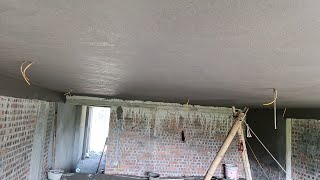 Ceiling plastering  how to plaster concrete ceilings [upl. by Aicad]