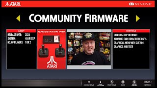 Atari Gamestation Pro COMMUNITY Firmware Update amp Customization Tutorial [upl. by Cowley648]