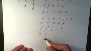 Roman Cursive Lesson 01 Learn to write like an Ancient Roman letterforms from Ostia [upl. by Tyrus]