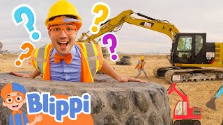 Excavator Excitement Digging into Fun and Learning  BLIPPI  Kids TV Shows  Cartoons For Kids [upl. by Mosi]