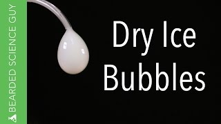 Dry Ice Bubbles Chemistry [upl. by Aehsal]