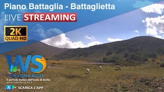 🔴 Piano Battaglia live webcam Madonie  Panoramica Battaglietta [upl. by Spanjian]