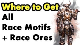 Elder Scrolls Online Where to Get Racial Motifs Learn Crafting Styles Guide [upl. by Marv88]