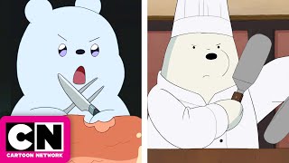 Ice Bear Has the Sizzle  We Bare Bears amp We Baby Bears  Cartoon Network [upl. by Nichol]