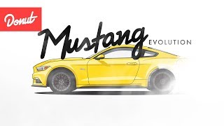 Evolution of the Ford Mustang  Donut Media [upl. by Auqenahc]