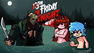 13th Friday Nigth Funk Blood 15 FNF Mod good physic mechanics [upl. by Yaned398]