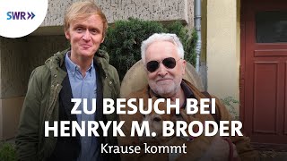 Zu Besuch bei Henryk M Broder  SWR Krause kommt [upl. by Caras]