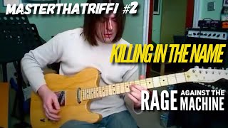 Killing In The Name by Rage Against That Machine  Riff Guitar Lesson wTAB  MasterThatRiff 2 [upl. by Oivlis]