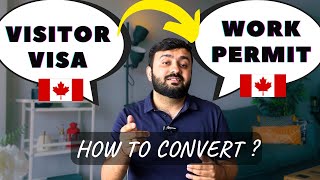 How To Apply LMIA Approved Jobs in Canada  Convert Visitor Visa to Work Visa  Canada Work Permit [upl. by Dominic442]