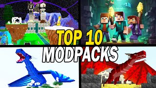 Top 10 Best Minecraft Modpacks to Play With Friends [upl. by Heiner]