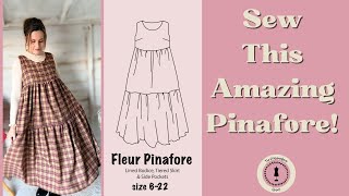 The Secret to a Perfect Pinafore Sew it with the Burrito Method [upl. by Bartie]