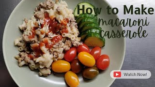 Traditional Finnish Beef Macaroni Casserole Makaronilaatikko  But better [upl. by Zaid]