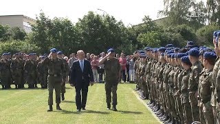 2017 06 16 Tag der Bundeswehr Sachsen Anhalt Kaserne Weißenfels Reiner Haseloff Ministerpräsident [upl. by Tnecnev601]